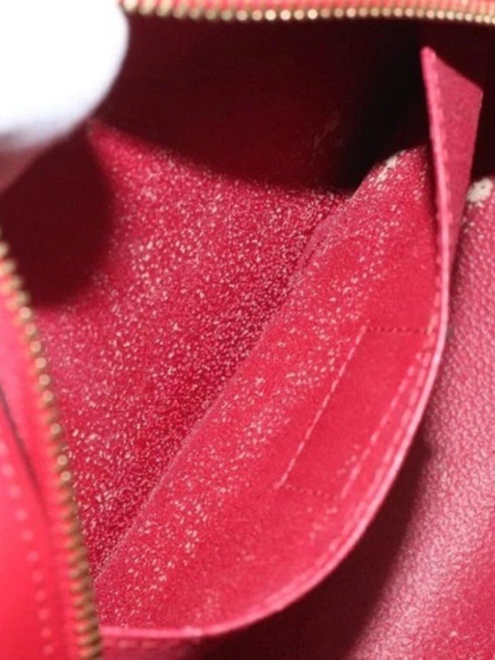 LOUIS VUITTON Epi Dauphine MM Pouch Red M48457 LV Auth th5640 - Picture 10 of 16